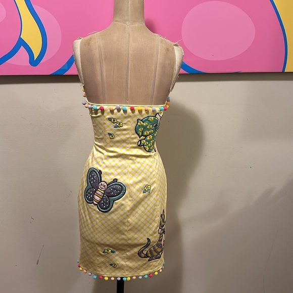 Moschino Couture Yellow Strapless Ladies Who Lunch Dress - Picture 6 of 15